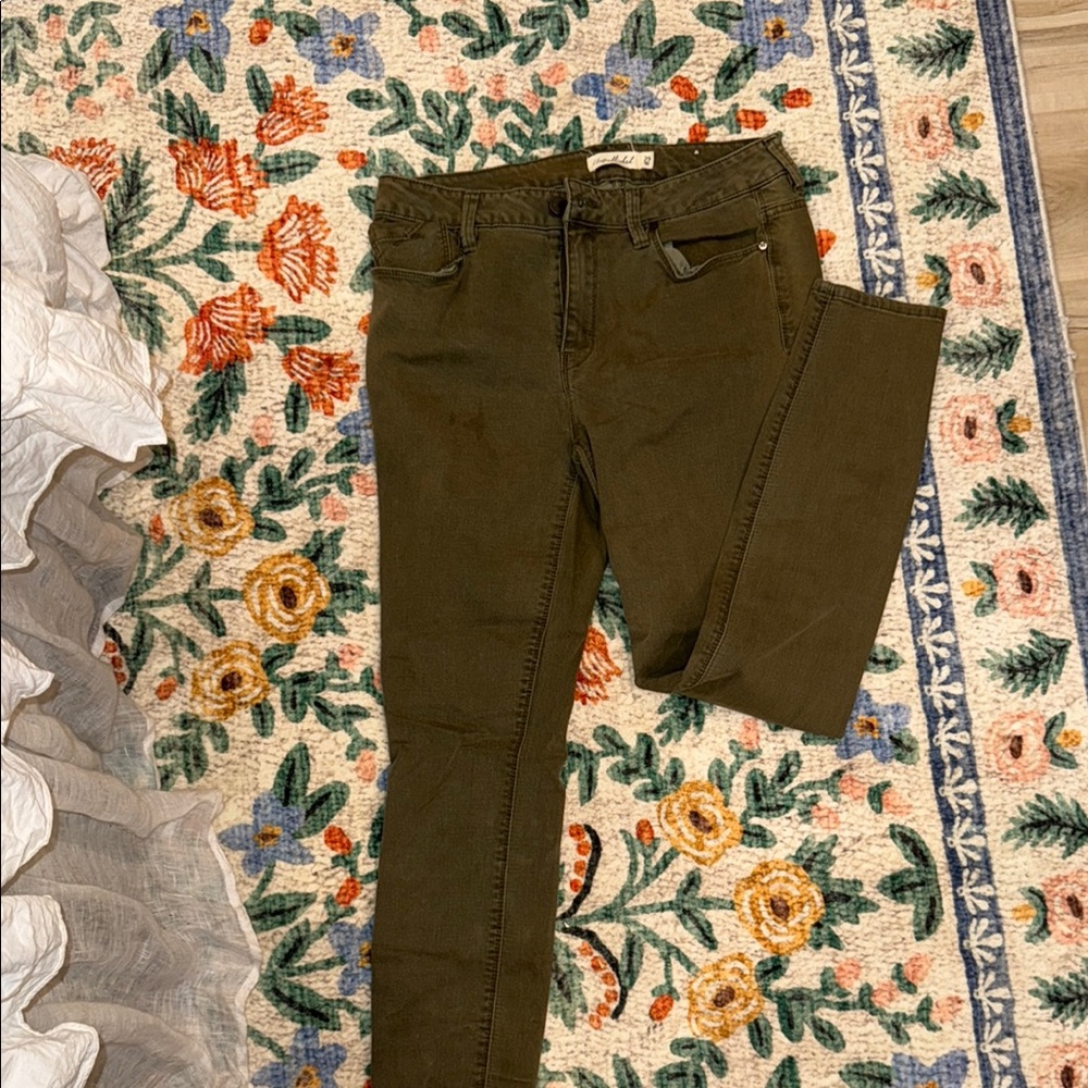 Publish Green Skinny Jeans Modern Fit